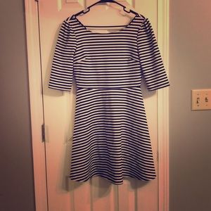 Striped Skater dress